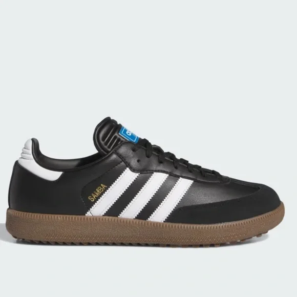 adidas Samba Golf Shoe Black Gum - Picture 4 of 12